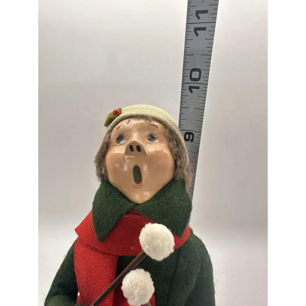 Vintage Byers Choice 1984 Drummer Boy Caroler Signed Bumpy Base 9.5